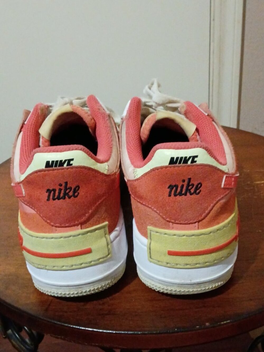 Nike Air Force 1 Shadow White Magic Ember Shoes CI0919-110 Women's Size 8.5 - Picture 10 of 13